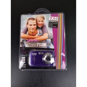 Vivitar ViviCam 7022 7.1MP Digital Camera - Grape